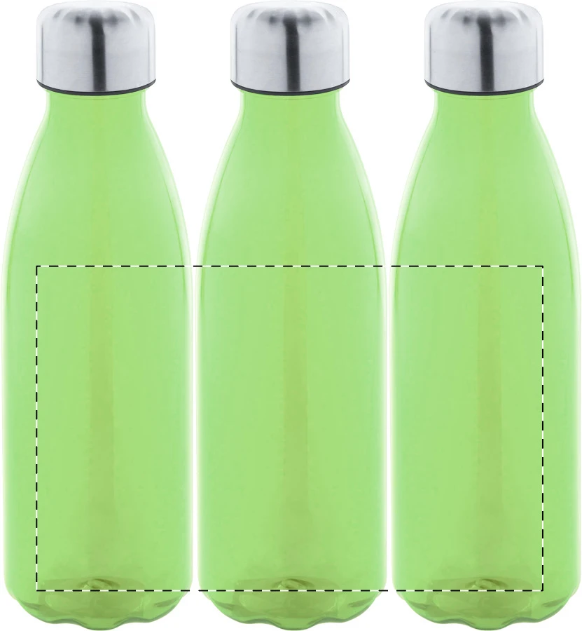 Colba RPET flaša – green – tlačová plocha – Obal