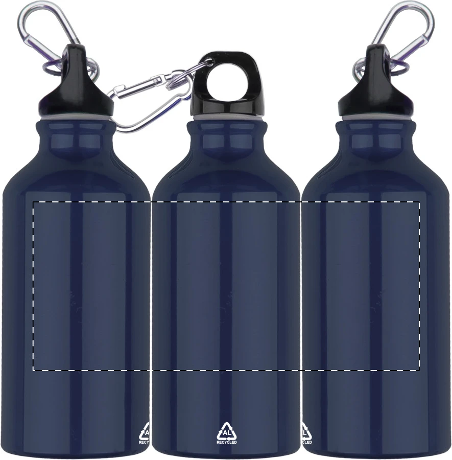 Raluto flaša – dark blue – tlačová plocha – Obal