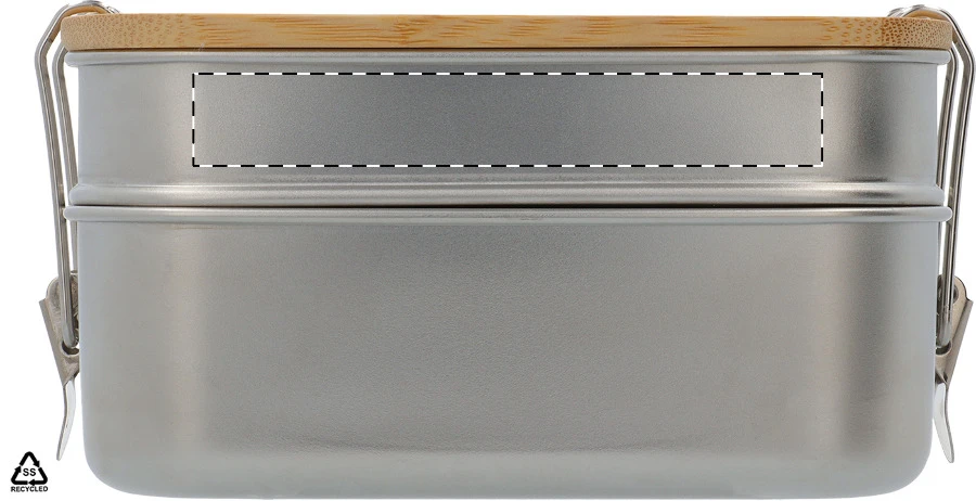 Kotetsu box na jedlo – silver – tlačová plocha – Krabica 1 - zadná strana