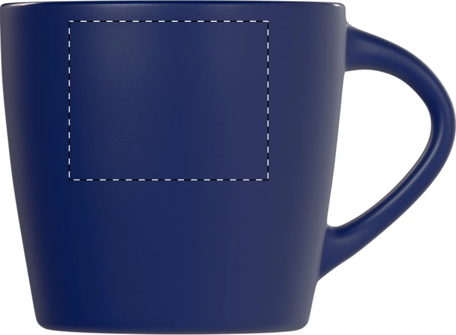 Matara hrnček – dark blue – tlačová plocha – Pravák