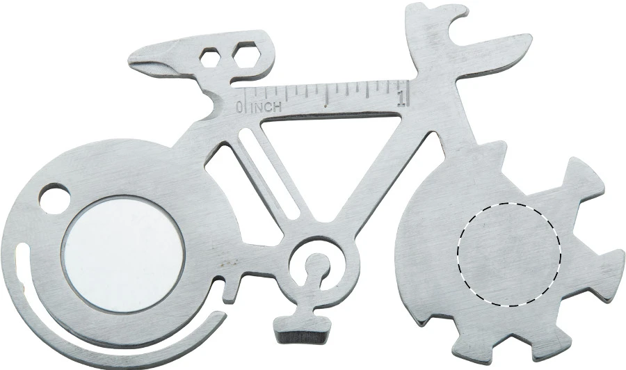 Coppi multifunkčné náradie na bicykel – silver – tlačová plocha – Predná strana - pravá