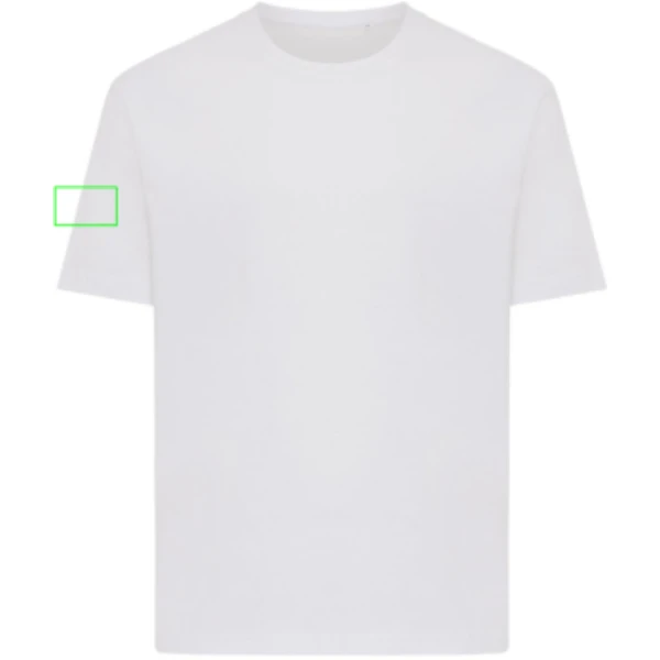 Tričko IQONIQ Teide z recykl. bavlny - Iqoniq – recycled white – tlačová plocha – Pravý rukáv