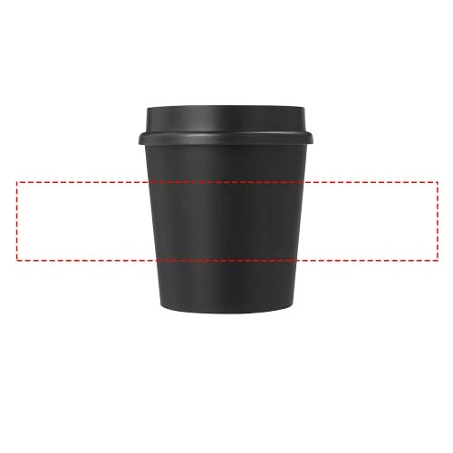 Kelímok Americano® Switch 200 ml s viečkom 360° – černá – tlačová plocha – Po obvode