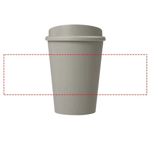 Kelímok Americano® Switch Renew 300 ml s viečkom – oblázková šedá – tlačová plocha – Po obvode