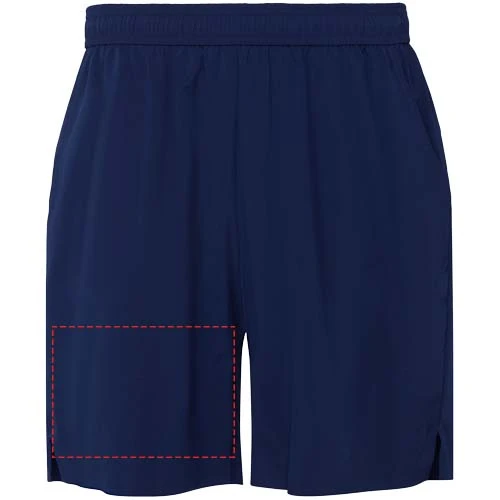 Murray unisex športové šortky - Roly – námornícka modrá – tlačová plocha – Pravá noha