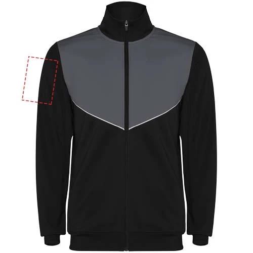 Evans unisex tepláková súprava - Roly – černá – tlačová plocha – Pravý biceps