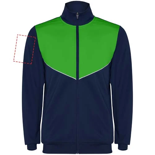 Evans unisex tepláková súprava - Roly – námornícka modrá – tlačová plocha – Pravý biceps