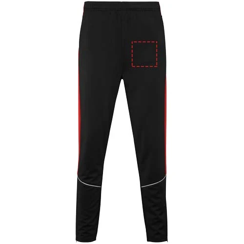 Evans unisex tepláková súprava - Roly – černá – tlačová plocha – Ľavá nohavica