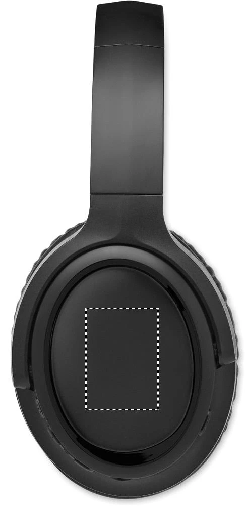 Skladacie bezdrôtové slúchadlá SILENT – černá – tlačová plocha – EAR RIGHT