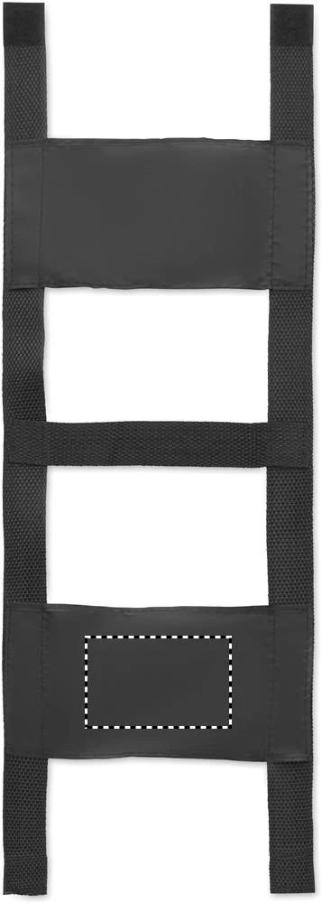 Fleecová deka SHERMATT – červená – tlačová plocha – BLACK STRAP