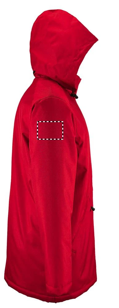 ROBYN PARKA UNISEX ROBYN - Sol's – uhlově šedá – tlačová plocha – Pravý rukáv