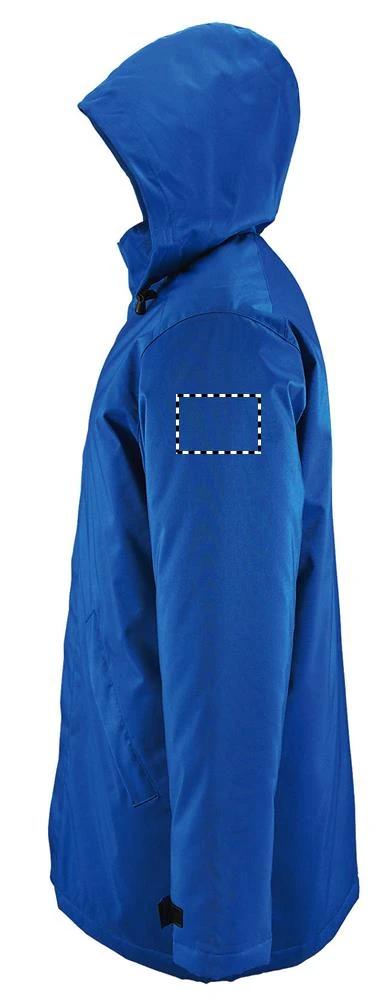 ROBYN PARKA UNISEX ROBYN - Sol's – uhlově šedá – tlačová plocha – Ľavý rukáv