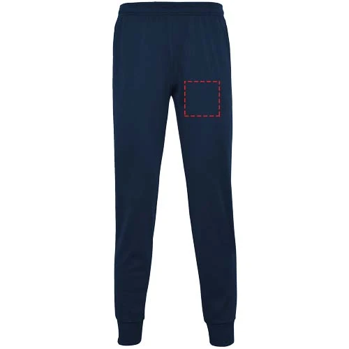 Unisex nohavice Argos - Roly – námornícka modrá – tlačová plocha – Ľavá nohavica