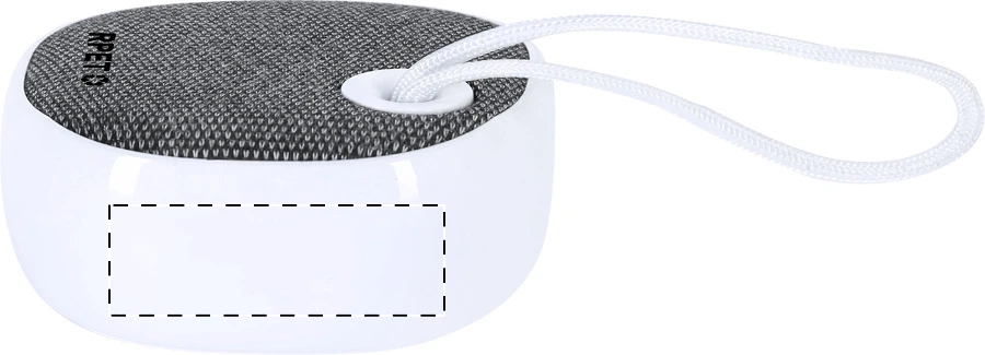Colep Bezdrôtový reproduktor RABS – white – tlačová plocha – Pravá strana