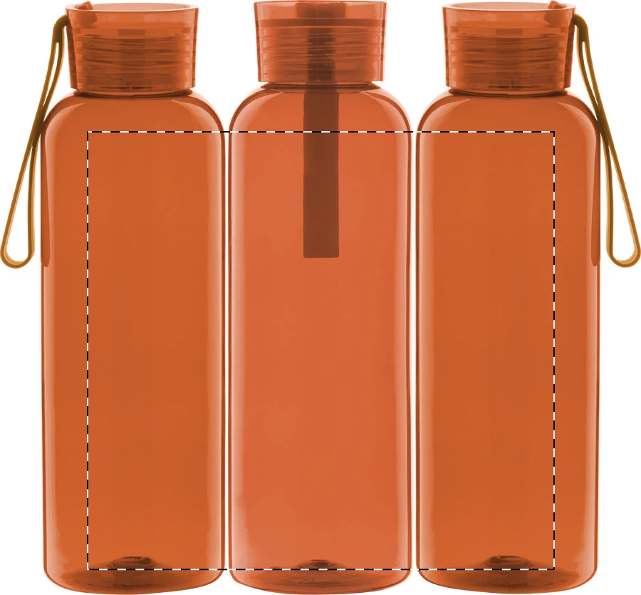 Resip RPET fľaša – orange – tlačová plocha – Obal