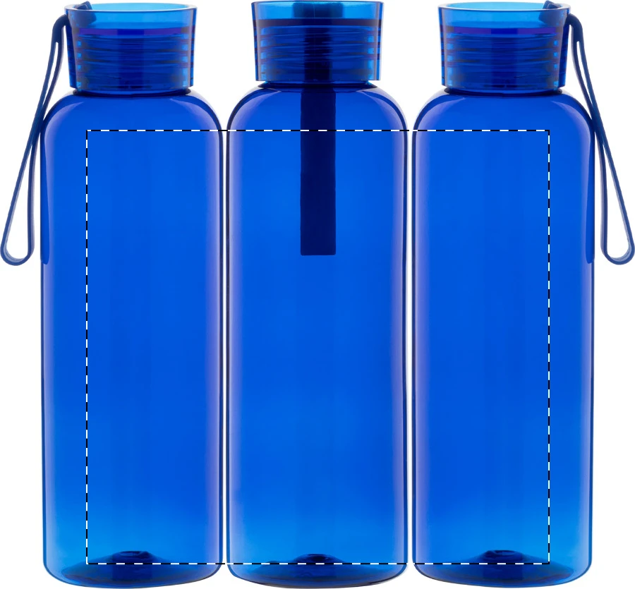 Resip RPET fľaša – blue – tlačová plocha – Obal