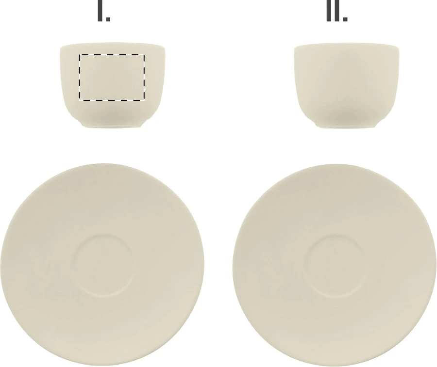 Caturra sada šálok na espresso – natural – tlačová plocha – Šálka 1 - naproti uchu
