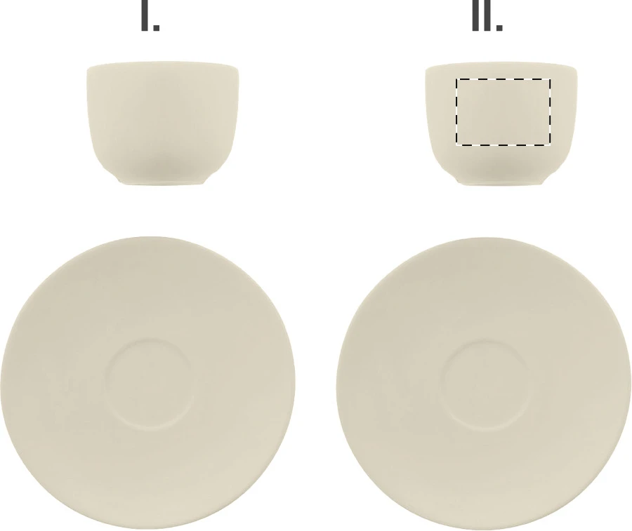 Caturra sada šálok na espresso – natural – tlačová plocha – Šálka 2 - naproti uchu