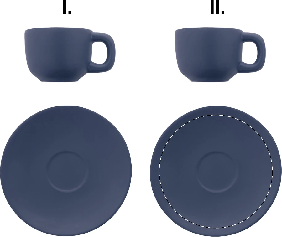 Caturra sada šálok na espresso – dark blue – tlačová plocha – Podšálka 2