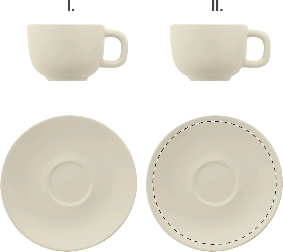 Caturra Plus sada šálok na cappuccino – natural – tlačová plocha – Podšálka 2