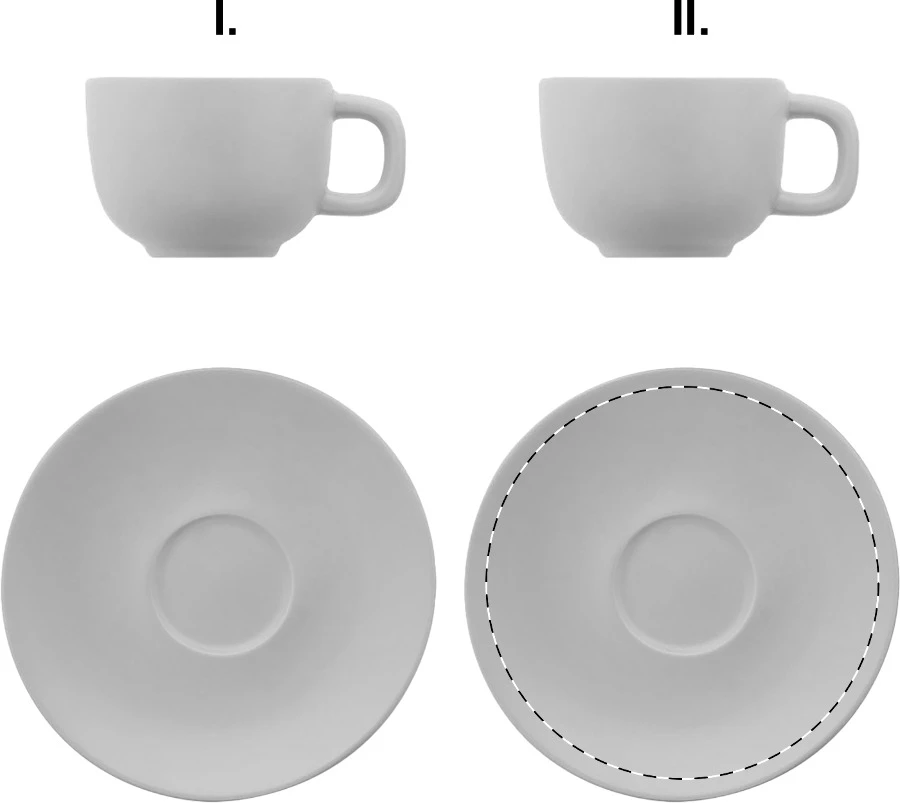Caturra Plus sada šálok na cappuccino – white – tlačová plocha – Podšálka 2