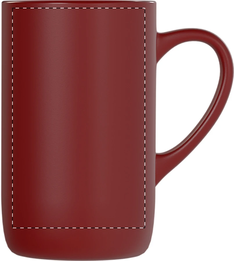 Thalia hrnček – red – tlačová plocha – Pravák