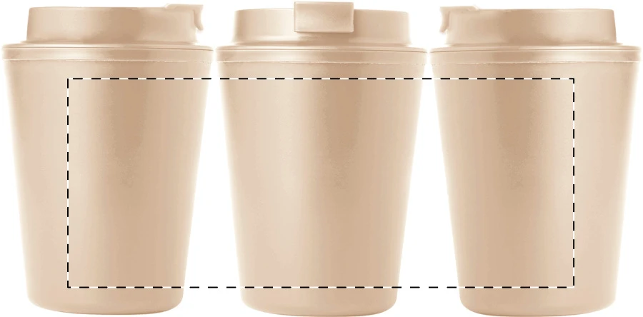 Cappulu RPP termo hrnček – natural – tlačová plocha – Celoplošná potlač – rotačná sieťotlač