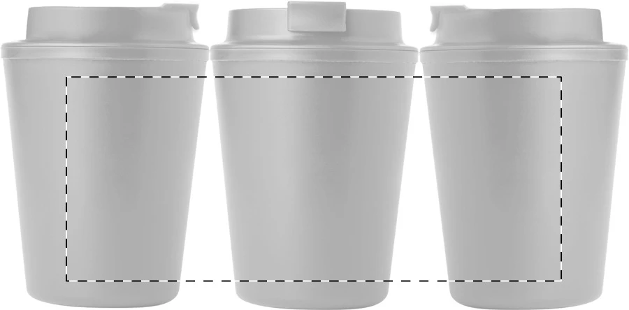 Cappulu RPP termo hrnček – white – tlačová plocha – Celoplošná potlač – rotačná sieťotlač