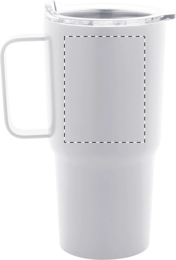 Grabicano termo hrnček – white – tlačová plocha – Ľavák
