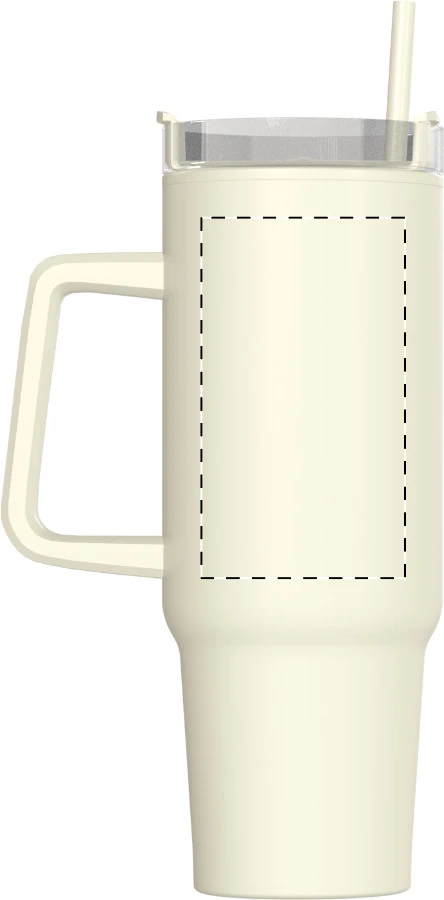 Renley termo hrnček – natural – tlačová plocha – Ľavák