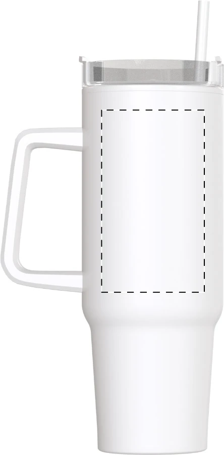 Renley termo hrnček – white – tlačová plocha – Ľavák