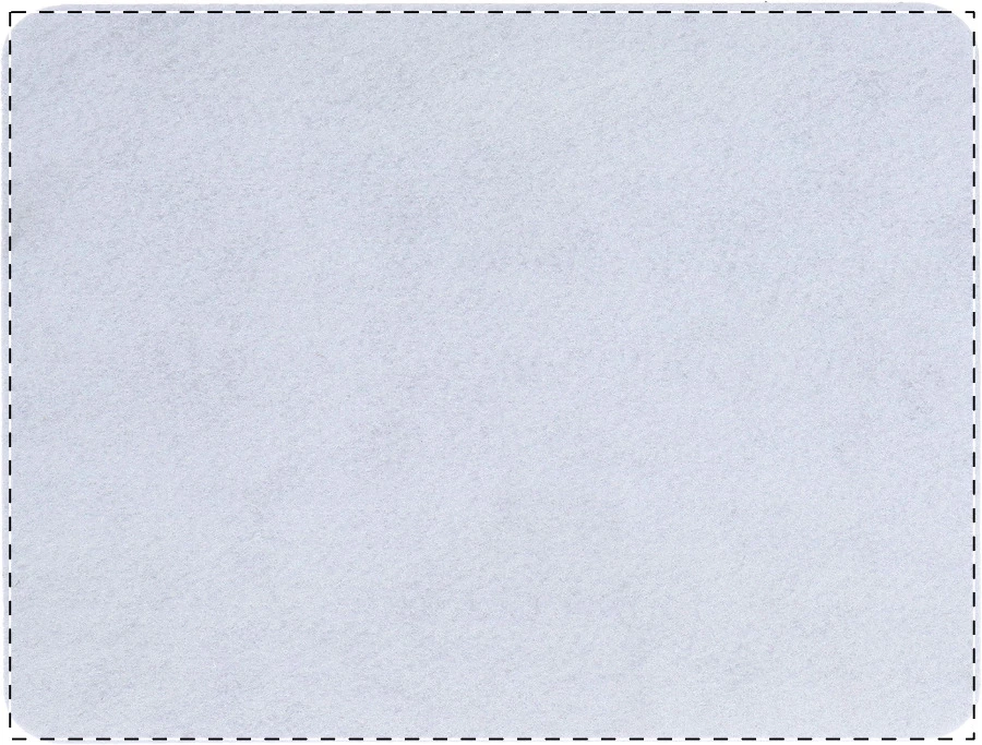 CreaFelt Cursor XL RPET podložka pod myš – white – tlačová plocha – Celý povrch