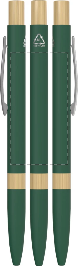 Miraboo guličkové pero – green – tlačová plocha – Obal