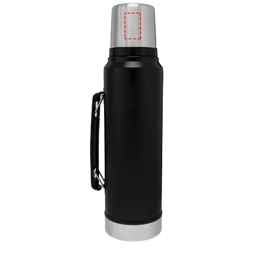 1000ml fľaša Stanley Classic - Stanley 1913® – černá matná – tlačová plocha – Viečko