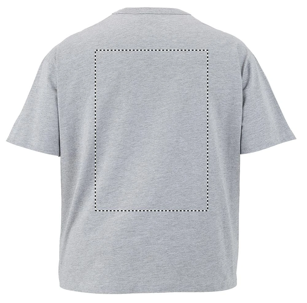 BOXY MEN NADMERNÉ TRIČKO - Sol's – khaki – tlačová plocha – Zadná strana