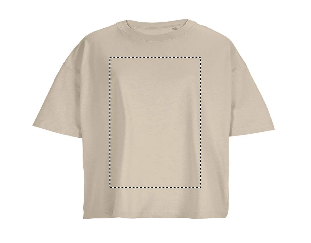 BOXY WOMEN NADMERNÉ TRIČKO - Sol's – french navy – tlačová plocha – Predná strana