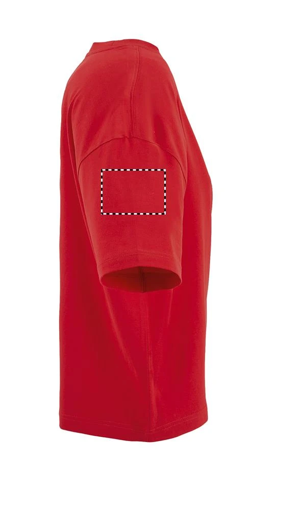 BOXY WOMEN NADMERNÉ TRIČKO - Sol's – french navy – tlačová plocha – Pravý rukáv