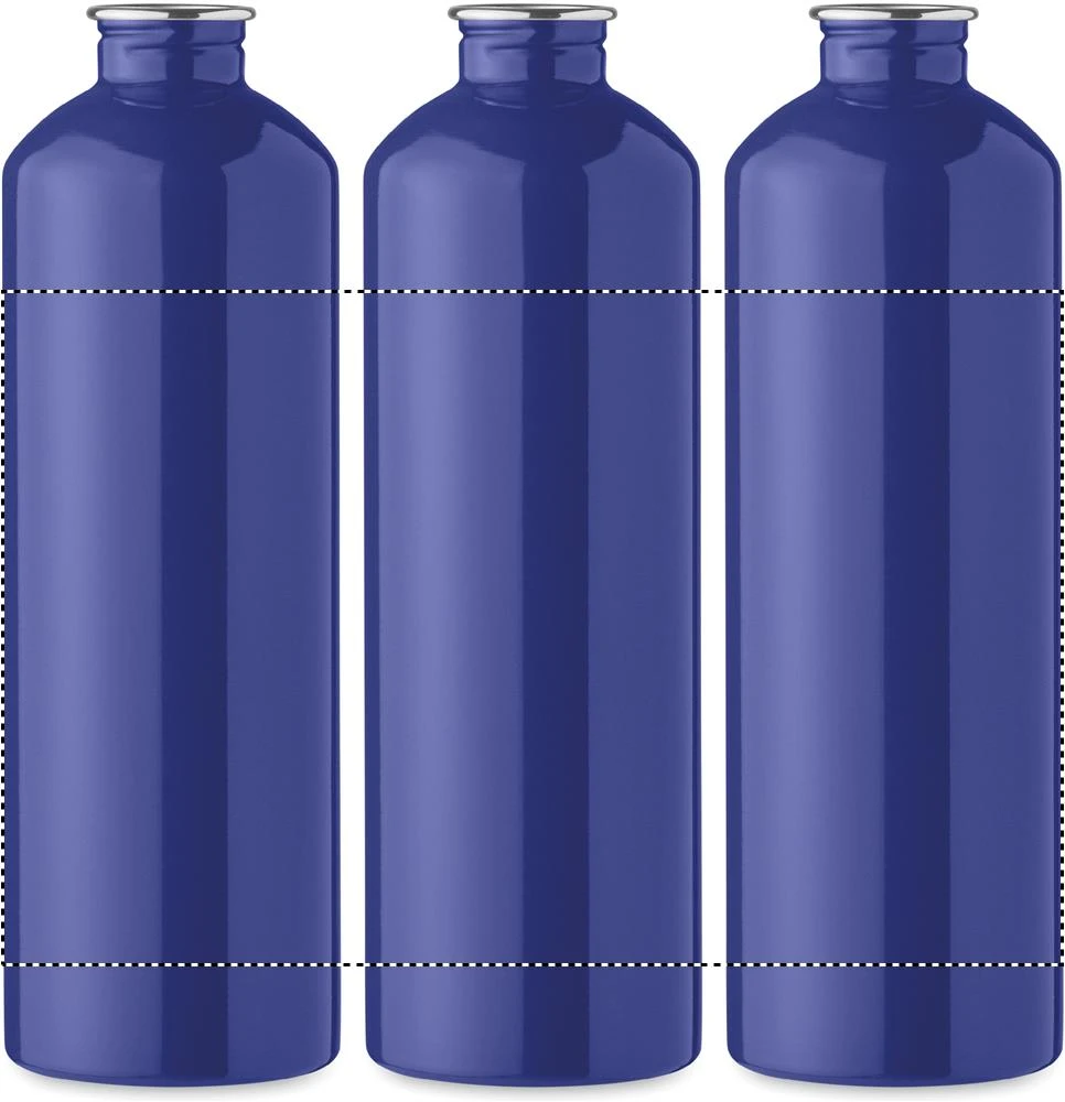 Jednostenná fľaša 750 ml REBIG MOSS – modrá – tlačová plocha – 360 LASER