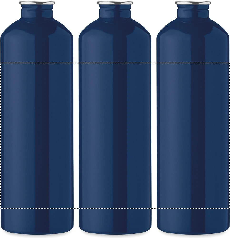 Jednostenná fľaša 750 ml REBIG MOSS – francouzská námořnická modř – tlačová plocha – 360 LASER