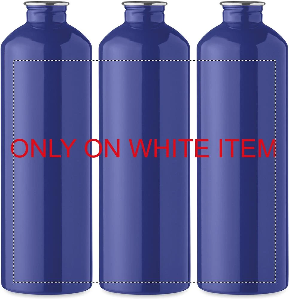 Jednostenná fľaša 750 ml REBIG MOSS – modrá – tlačová plocha – Sublimácia