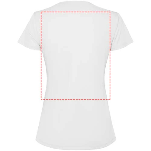 Dámske tričko s dlhým rukávom Extreme - Roly – bílá – tlačová plocha – Horná časť chrbta