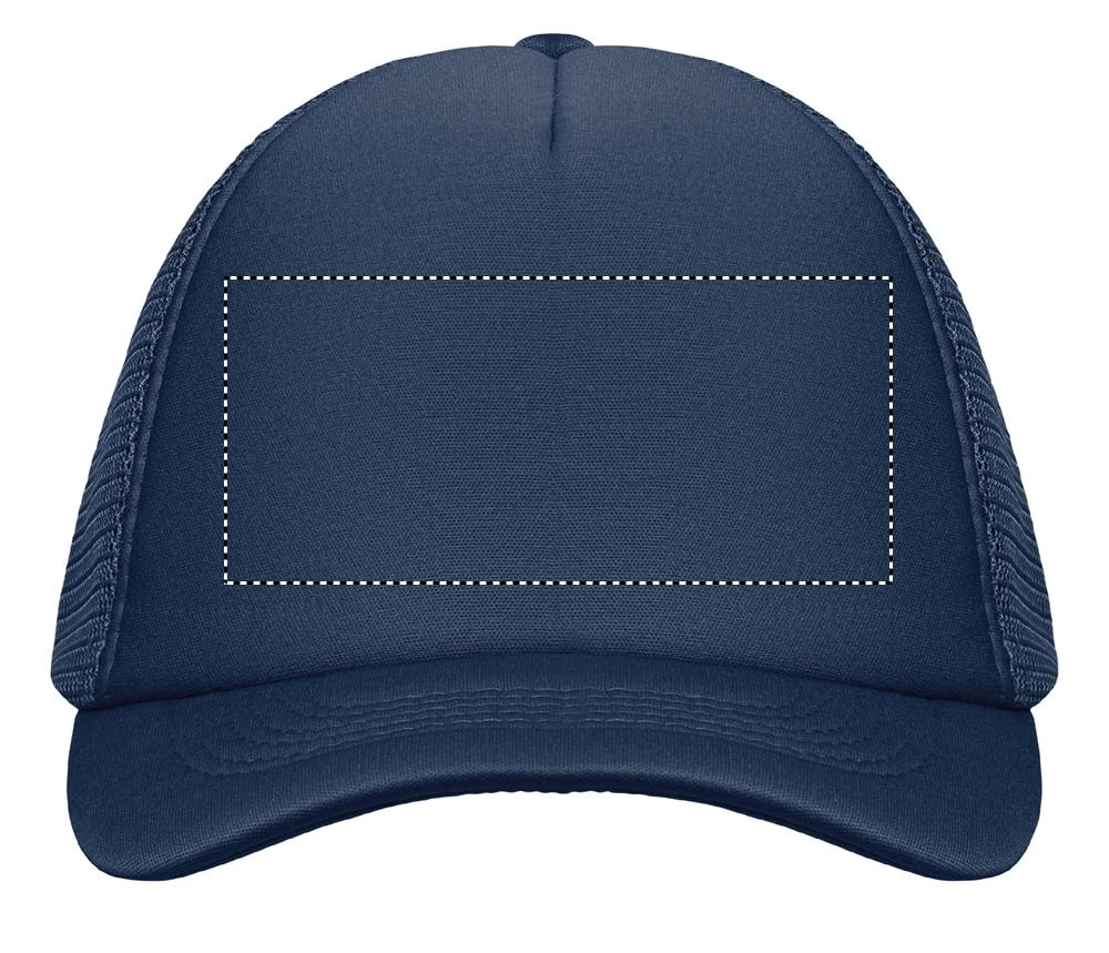 Trucker's čiapka BUBBLE – francouzská námořnická modř – tlačová plocha – FRONT E