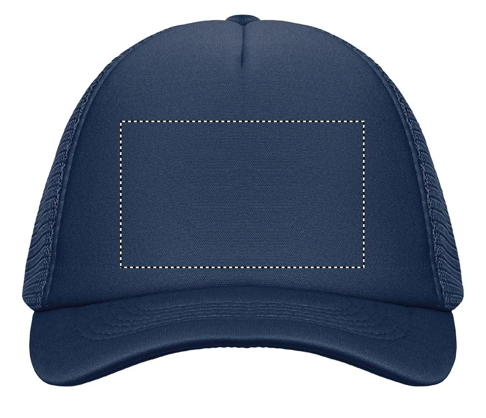 Trucker's čiapka BUBBLE – francouzská námořnická modř – tlačová plocha – FRONT T