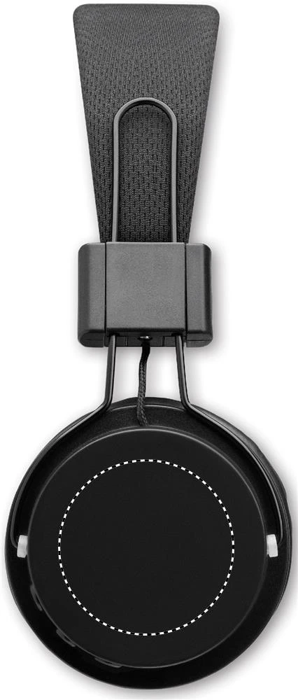 Bezdrôtové skladacie slúchadlá A TONE – černá – tlačová plocha – RIGHT EAR