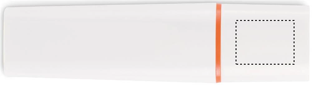 Zvýrazňovač LIT – neonově oranžová – tlačová plocha – CAP SIDE 2