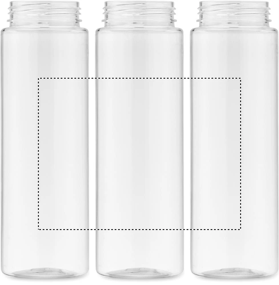 Fľaša 500 ml SPORTTLE – černá – tlačová plocha – Dookola (rotačná sieťotlač)