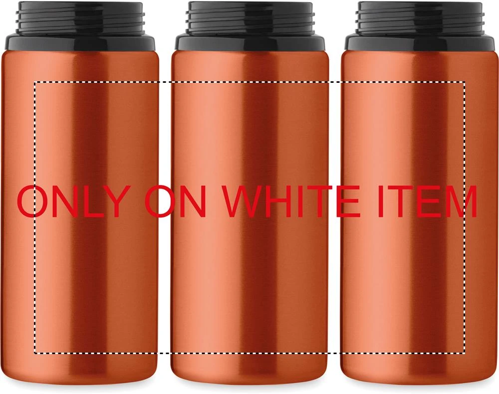 Jednostenná fľaša 500ml SPOT – oranžová – tlačová plocha – Sublimácia