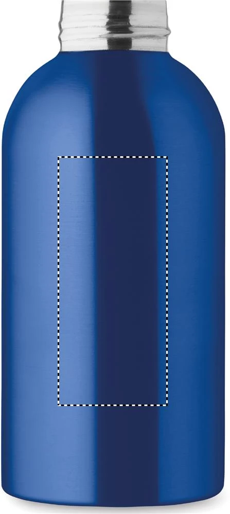 Jednostenná fľaša 500ml ATHENA MID – modrá – tlačová plocha – Predná strana