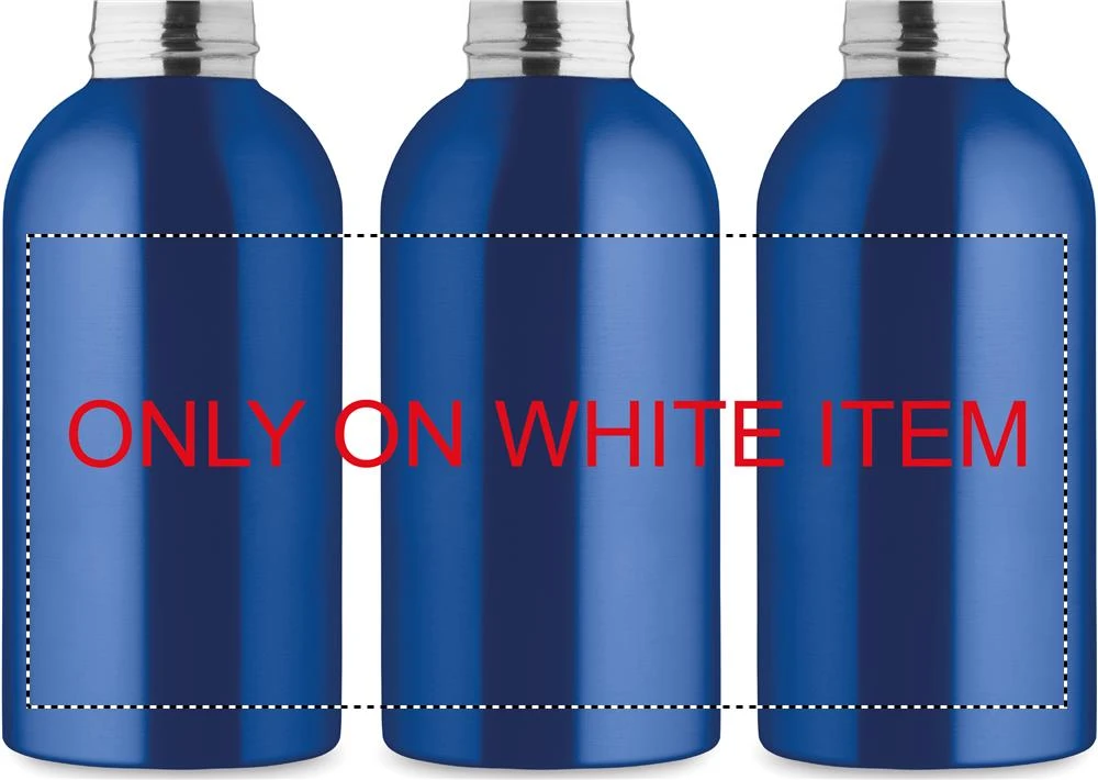 Jednostenná fľaša 500ml ATHENA MID – modrá – tlačová plocha – Sublimácia