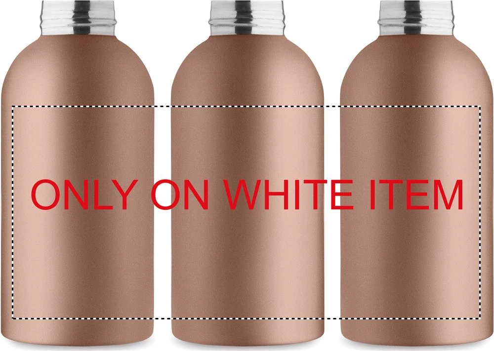 Jednostenná fľaša 500ml ATHENA MID – měděná – tlačová plocha – Sublimácia